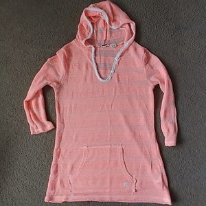 Miss Me size S peach cropped sleeve sweatshirt